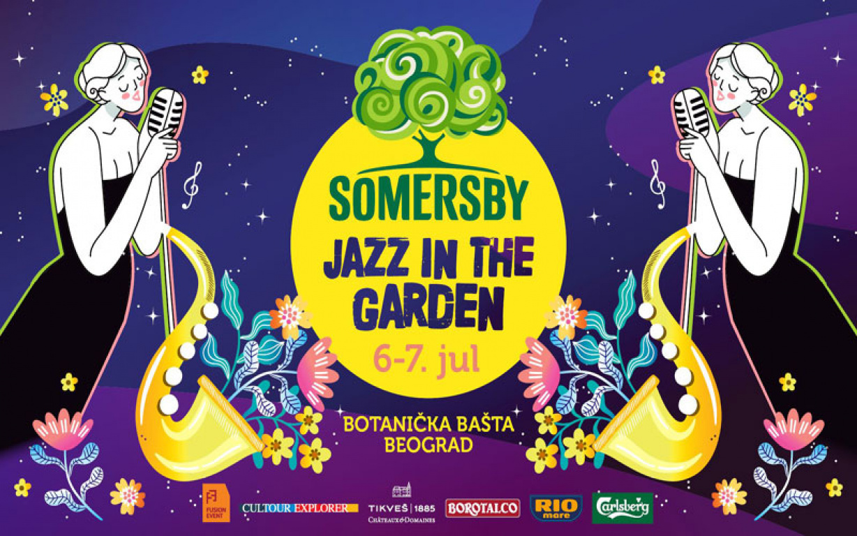 Фестивал „Jazz in the garden“ 06. и 07. јула у Ботаничкој башти „Јевремовац“ у Београду